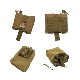 Storage Bags Tactical Folding Recycling Bages Sundry Bag Molle Accessory Outdoor Sports Mtifunctional Small Waist Inventory Drop Del Dhoxv