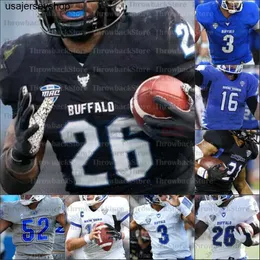 Custom Buffalo College Football Jerseys Khalil Mack Kyle Vantrease Jaret Patterson Kevin Marks Antonio Nunn T