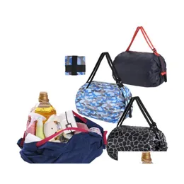 Sacos de armazenamento lojas dobráveis ​​Bolsa de barracão portátil ecofriable Bolsa de viagem à prova d'água SACA DE TOTA SN4617 DROP EM CASA G DHMUB