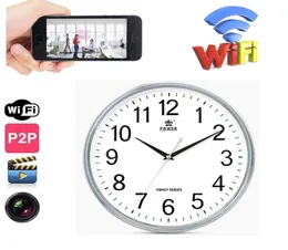 Wi -Fi Wall Clock Camera IP DVR P2P Беспроводная пансионевая видеозапись 1280720p HD Degence Degence Camerder PQ2725293793