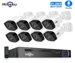 H265 Audio 8ch 1080p POE NVR CCTV beveiligingssysteem 4pcs 2mp Record Poe ip camera Ir Outdoor Video Surveillance Kit 1TB HDD3962498