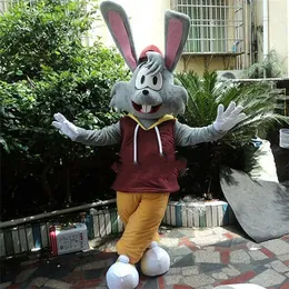 New Adult Rabbit Mascot Costume Halloween Christmas Dress Full Body Props Outfit Festa di compleanno di San Valentino