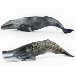 Tomy 30cm Simulatie Mariene wezens walvismodel Plerm Whale grijze walvis PVC Figuur Model Toys X1106231R