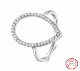 CHOUCONG NEW FASHIO HOVOD OUT CZ ZIRCONIA DROPA ACQUA PERRA CLASSE CLASSE GIETTOLI FAIEDERE FIRMING 100 925 Anelli in argento sterling 8510140