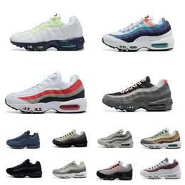 2023 Classic Max 95 AirMaxs Casual schoenen Heren Air 95S Neon Greedy 3.0 Chaussures Triple Black White Gray Solar Red Reflective Volt Earth Day Designer Trainers Sneakers Sneakers