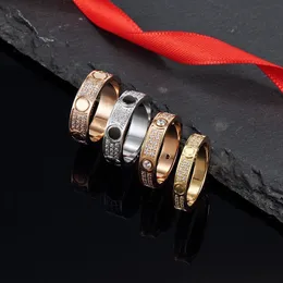 Designer jewelry Ring Rings Fashion Titanium Steel Gold Silver Rose South American style Gift Anniversary Gold Fillde Plated Men and Women jewellery