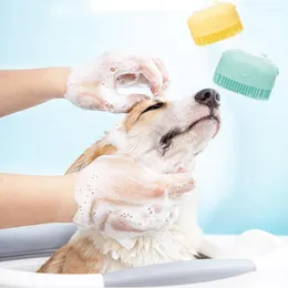 Hundkl￤der badrum valp stor katt badmassage handskar borsta mjuk s￤kerhet silikon husdjur tillbeh￶r f￶r hundar katter verktyg maskotas produkter
