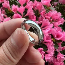 Pierścionki ślubne Itungsten 3mm 5mm 7 mm biały palec palca wolframowy dla mężczyzn Kobiety Para zaręczynowy biżuteria
