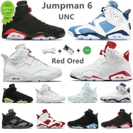 Top Jumpman 6 6S Basketball Shoes Unc Mint Foam Cactus Jack Electric Green Gold Hoops Bordeaux Black Infrared Floral Red Midnight Navy Men