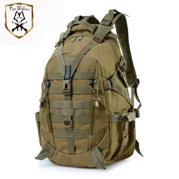 3D -Armee Taktische Rucksäcke wasserdichte Molle Outdoor Kletterbeutel 6Color Camping Wanderjagd Militär Rucksack Rucksack2658