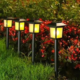 2pcs في الهواء الطلق تعمل بالطاقة الشمسية IP65 Night 10 Light For Pathway Drainway Landscape Garden Lawn Lamps