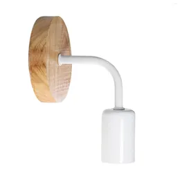 Lampy ścienne lampa E27 Minimalistyczna dekoracyjna kinkiet dla korytarza oświetlenia