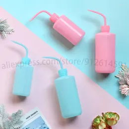 Storage Bottles 1PCS 250ML Wash Clean Clear Plastic Green Soap Lab Squeeze Diffuser Bottle Tattoo Kettle Pink/blue/white