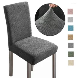 Stol t￤cker comedor 4 Sillas stretch mat med ryggar elastiska jacquard spandex k￶k br￶llop vardagsrum dekoration