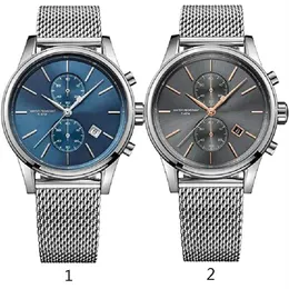 Najlepsza nowa moda niebieska Dail Watshes męska zegarek 1513440 1513441 Oryginalne pudełko na pakowanie całego detalicznego detalia329s