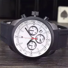 Wysokiej jakości luksusowe zegarki męskie Ruch Kwarcowy Chronograph WristWatch Wszystkie małe tarcze 100% robocze męskie zegarek Relogio Mascu184S