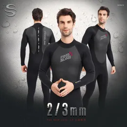 Swimwear femminile skinx da 3 mm in neoprene uomini mantengono costume da bagno calda per vasca da bagno a manica lunga