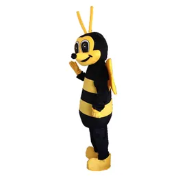Bee Mascot Costume Adult Size Honeybee Halloween Animation Role Play
