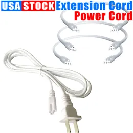 Power Cord Cable for T8 Tube LED Grow Light with On Off Switch 3 Pin Integrated Tubes Connector Extension US Plug 1FT 2FT 3.3FT 4FT 5FT 6FT 6.6 FT 100 Pack Oemled