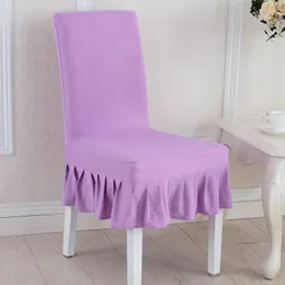 Stuhl Deckt mit festem Farbrock El Sitzabdeckung mit dem elastischen Haus Computer Schreibtischhocker Restaurant f￼r Wohnzimmer verbunden
