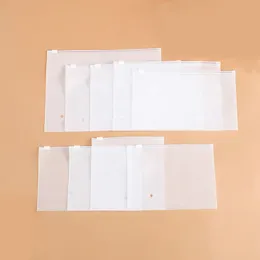 Сумка на молнии пластиковые упаковочные пакеты матовые изделия из ПВХ на молнии мешочки для хранения ткани для одежды для организатора