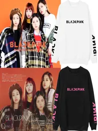 Xuanshow 2021 Blackpink Album Kpop Sweatshirt Hip Hop Casual Letters Tryckta hoodies Kläder Pullover Tryckt långärmad Tops7068805