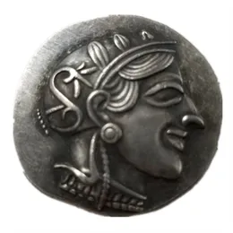 MONETE greche antiche COPIA Artigianato in metallo placcato argento Regali speciali Tipo383