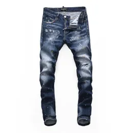 DSQ Phantom Turtle Perfecto Wash Cool Guy Jeans Classic Fashion Man Hip Hop Rock Moto Mens Casual Design Rabled Sceedny Skinny 7410955