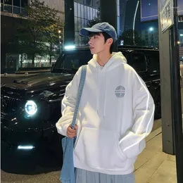 Erkek Hoodies Fashion Harajuku Hoodie Erkekler Kore Sokak Giyim Büyük Boy Uzun Kollu Ter Bir Capuche Giyim De50wy