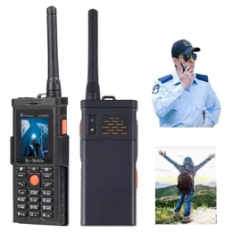 Odblokowane wytrzymałe szokowe telefony zewnętrzne komórki komórkowe sprzętowe telefon komórkowy Dual SIM karta UHF Walkie Talkie Długość SOS Dial 2G GSM Cell Celphone