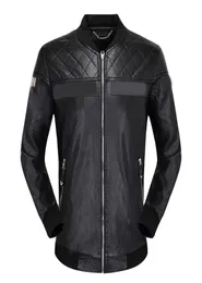 2020 Winter Men Leather Leather Fur Coat Jacket Slim Faux Leather Motorcycle Pu Faur Jacket Longsleeve Winter Winter Wear Coats4323048