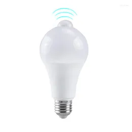 Lampadina con sensore di movimento 5W 7W 9W Smart Light 110V 220V LED Lampada a induzione Bombilla Bianco freddo per scale del corridoio