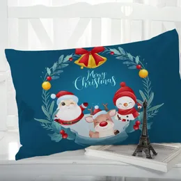 Pillow Case 1pc Cartoon Christmas Cover Kids Bedding Pillowcase Pillowcovers Decorative 50x70 Children Baby Cute Snowman