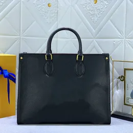 35cm mm çanta çantası tote alışveriş çantası gerçek deri altın donanım fermuar iç yama cep deri uzun kayış kadın omuz çantaları 5a kalite m45495