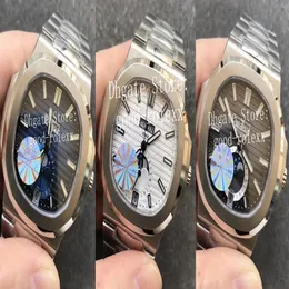 40 5 мм белый серый синий циферблат Mens PF Заводка автоматическая Cal 324 S Qalu 24H Watch Men Menphase Display 5726 ДЕНЬ ДАТА ДАТА MOON CRIST257B