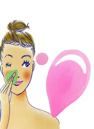 12pcslot Face Cleansing Exfoliating Brush Silica Gel Manual Ansiktshudskrubber Massage Ta bort hudormar Wash Exfoliator7203324