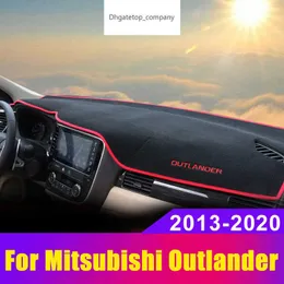 Car Dashboard Avoid Light Pad Instrument Platform Desk Cover Mat Carpets For Mitsubishi Outlander 3 2013-2018 2019 2020 2021