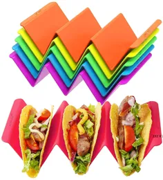 Kolorowe uchwyty Taco Premium duże tacki tacos znajdują się do 3 lub 2 materiału zdrowotnego każdegopp bardzo twarde i solidne LLD10864