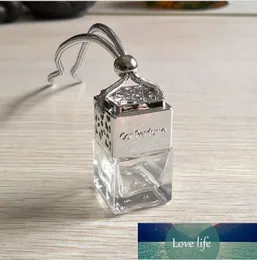 Garrafa de perfume de carro Ornamento retrovisor Ornamento pendurado Óleos essenciais Cubo de ar -reflexo de ar vazio garrafas de vidro vazias