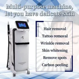 Salon Pico Laser Tattoo Removal Machine 808 Diode Laser Hair Remover Picosecond Q Switch Nd Yag Rimuovi Age Spot Voglia Eyeline Pigment