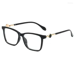 サングラスフレームファッション男性と女性の眼鏡ブランドデザイナースクエアコンピューターゴーグル品質ユニセックスプランク