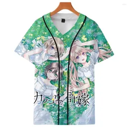 Мужские футболки Harajuku, летняя пара кукушек, 3D бейсбольная форма с короткими рукавами, женская футболка в стиле хип-хоп с принтом
