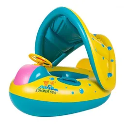 Baby Kids Summer Swimming Pool Ring Uppbl￥sbar Swim Float Water Fun Toys Seat Boat Sport1272y