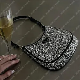 Cleo projektanci torby na ramię dla kobiet luksusowe torebki damskie pełna diamentowa skórzana torba na ramię torby Hobo P torebki torebki