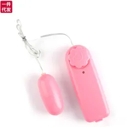 Jouet sexuel masseur jouets pour adultes Mini vibrateur d'oeuf de saut simple flirtant bâton de massage électrique vibrant double