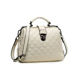 HBP Handbag Doctor Bag axelv￤skor Messenger v￤ska handv￤ska ny designer kvinna v￤ska enkel retro mode254q