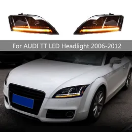 Auto -Scheinwerfer Montage Automobile DRL für Audi TT LED -Scheinwerfer Tag Running Light Frontlampe Dynamische Streamer -Blinker Signal