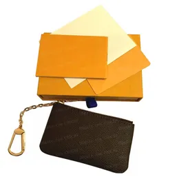 Key Pouch Designers Mini Wallet Fashion Womens Mens KeyChain Ring Credit Card Holder Coin Purse Luxury Original Box Walls Purse Crossbody Bag C89C89