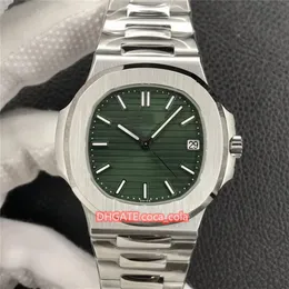 SBB Factory New Mens 324 حركة أوتوماتيكية 40 مم مشاهدة Dial Green Classic 5711 1A الساعات الشفافة الخلفية للغوص في ساعة معصم ORI2356