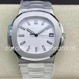 3K Factory Mens Watch 40.5 Ultra Thin Watches White Green Dial Automatic Cal.324 Movement Waterproof Eta 5711 Crystal Luminous 3KF Wristwatches